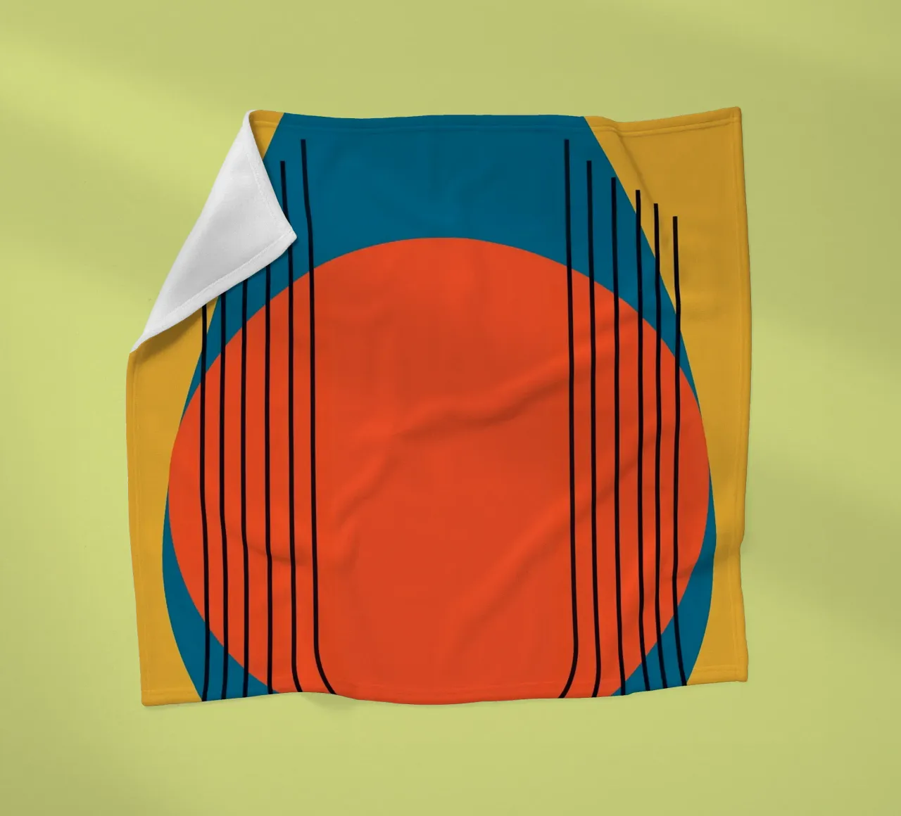 RETRO. coperta in pile da FRICKE DESIGN