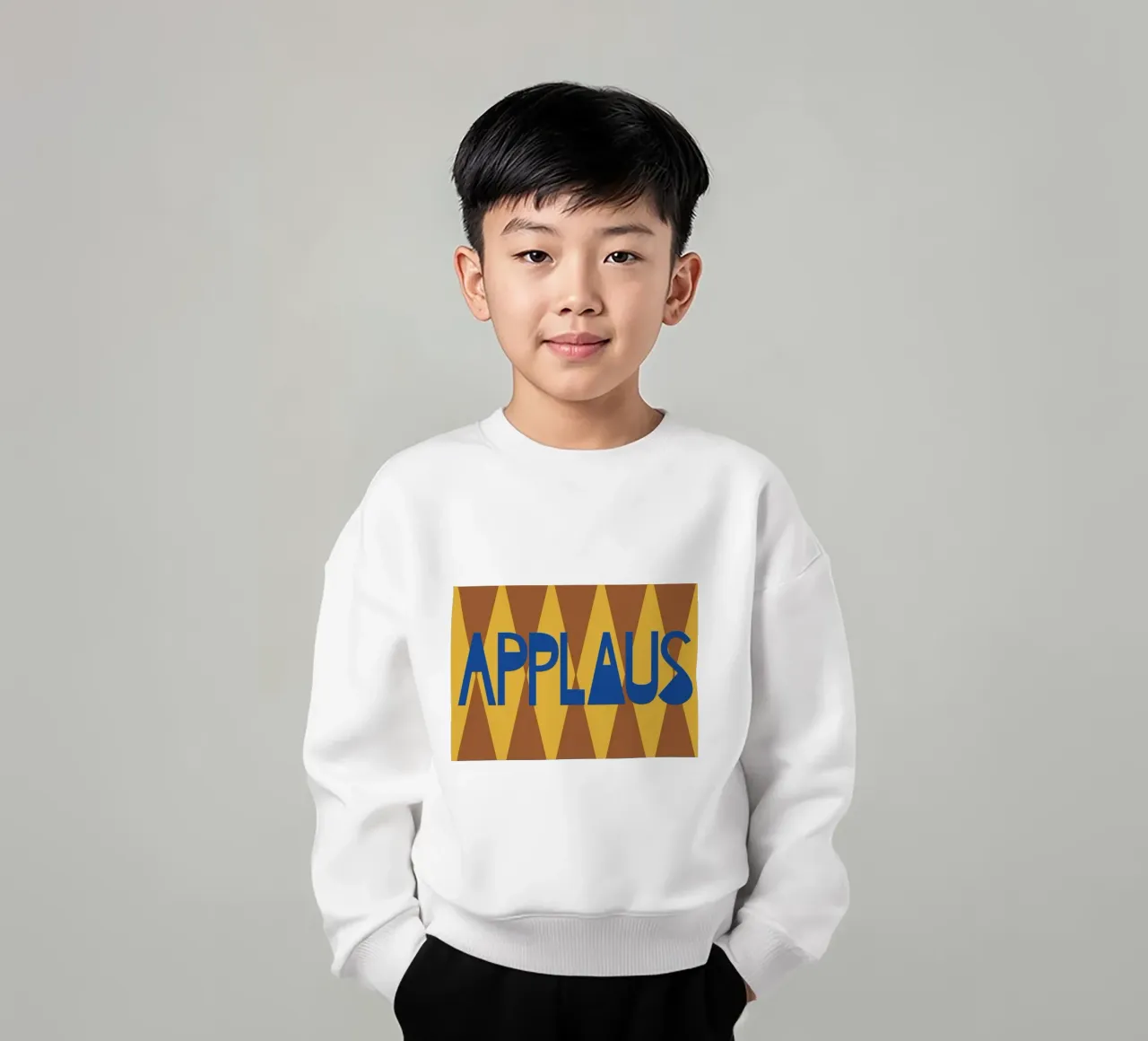 APPLAUS. felpa bambino da FRICKE DESIGN