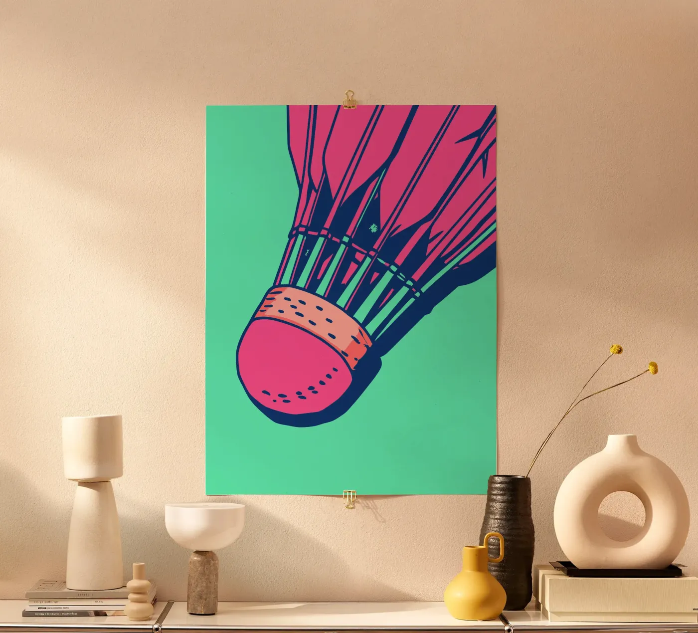 Badminton poster van SPORTS ONLY