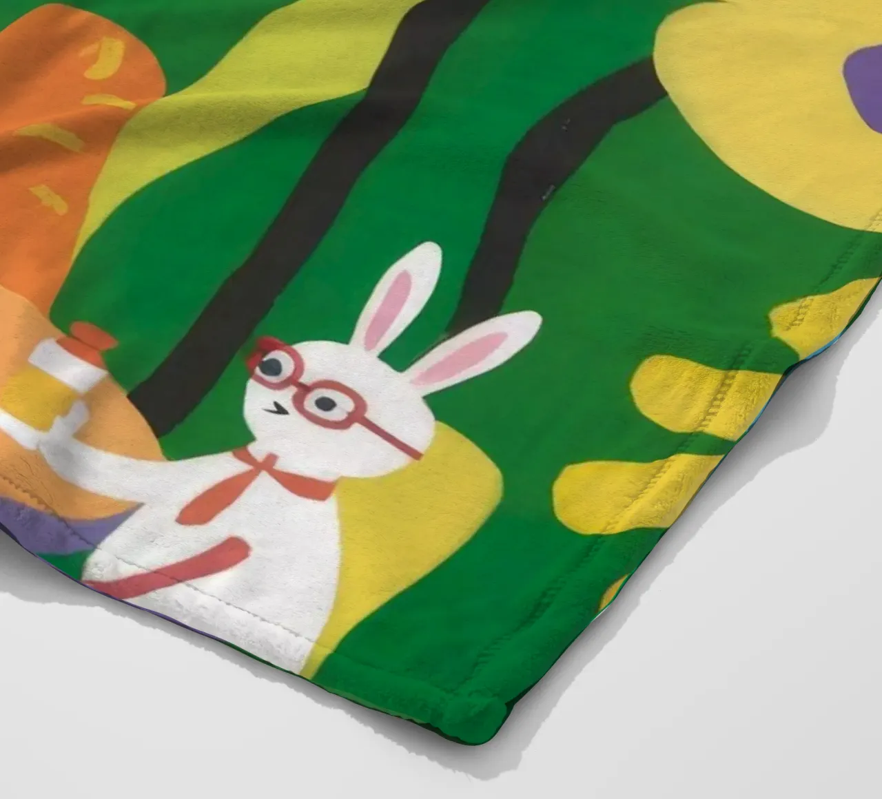 Bloementuin Rust fleecedeken van Petal Canvas