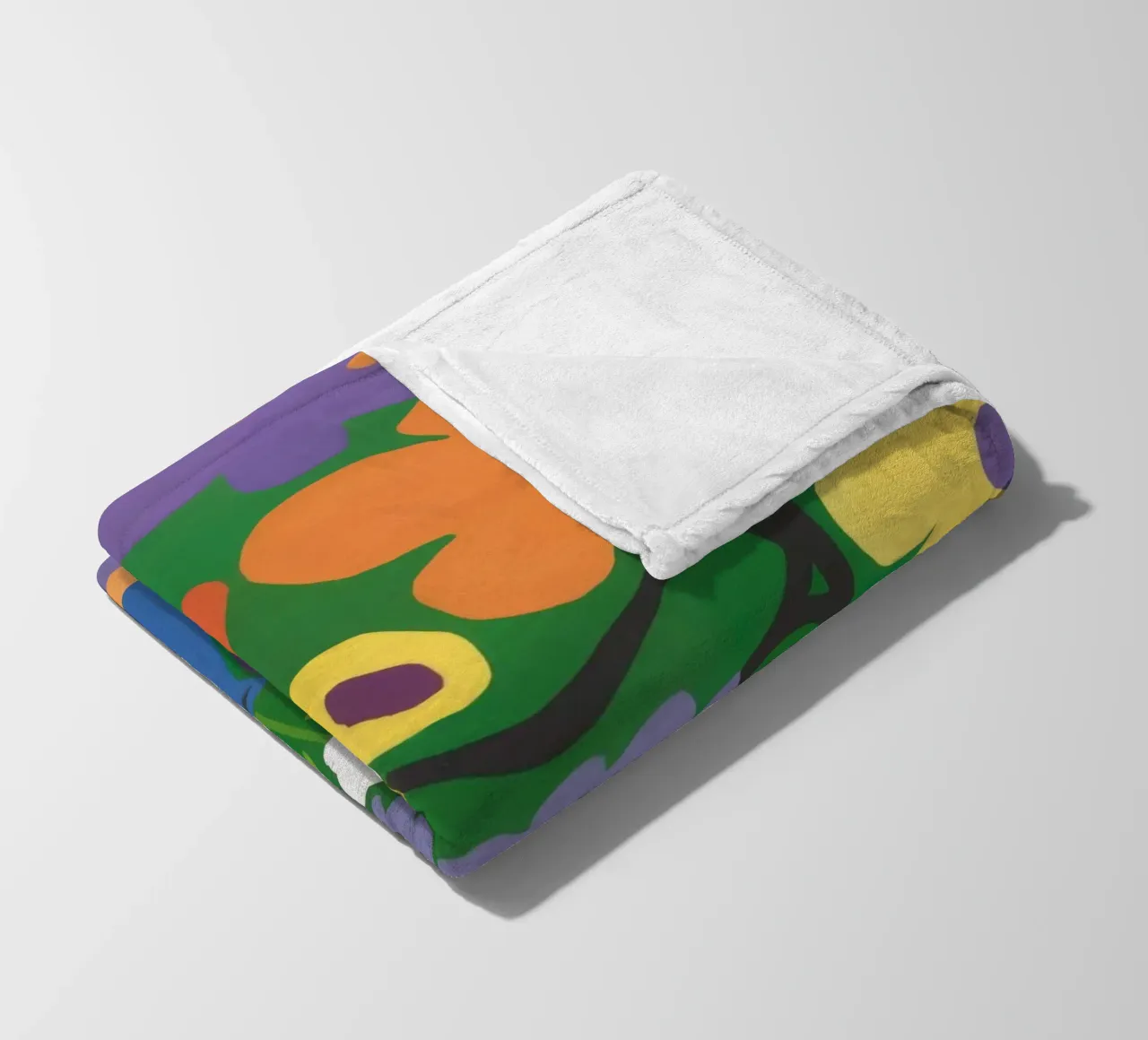 Bloementuin Rust fleecedeken van Petal Canvas