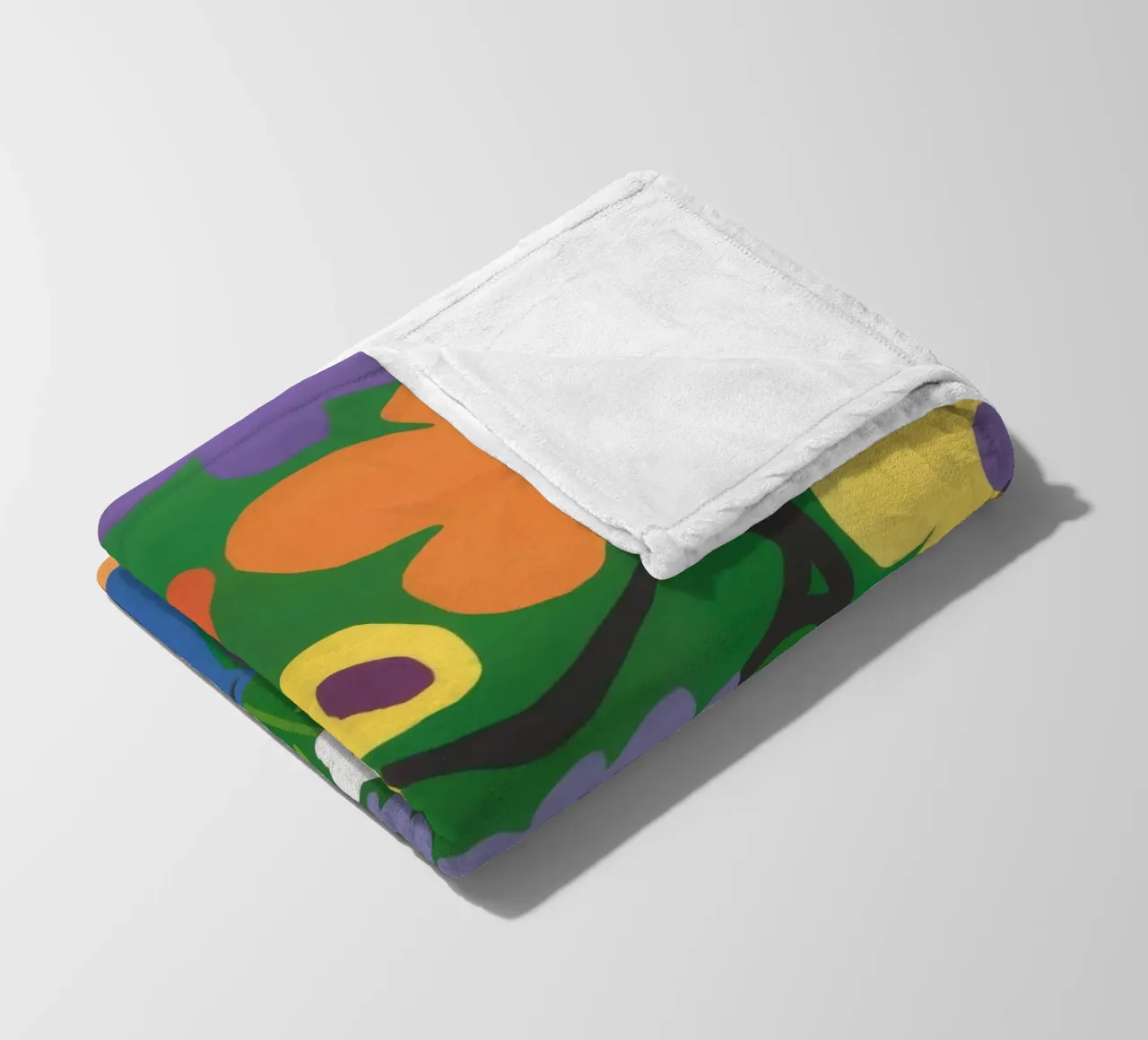 Bloementuin Rust fleecedeken van Petal Canvas