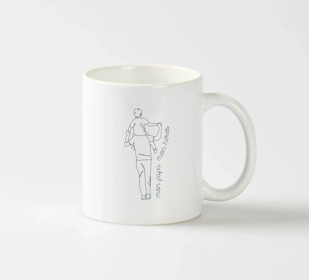Mon papa, mon héros tazza in ceramica da Idées & Création