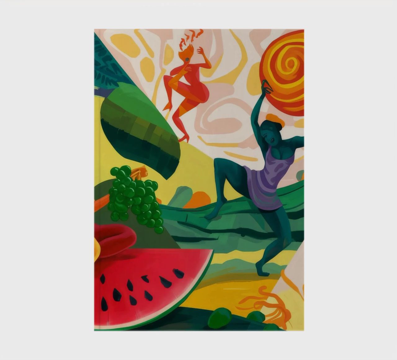 Dynamic Dance Fantasy notebook by Petal Canvas