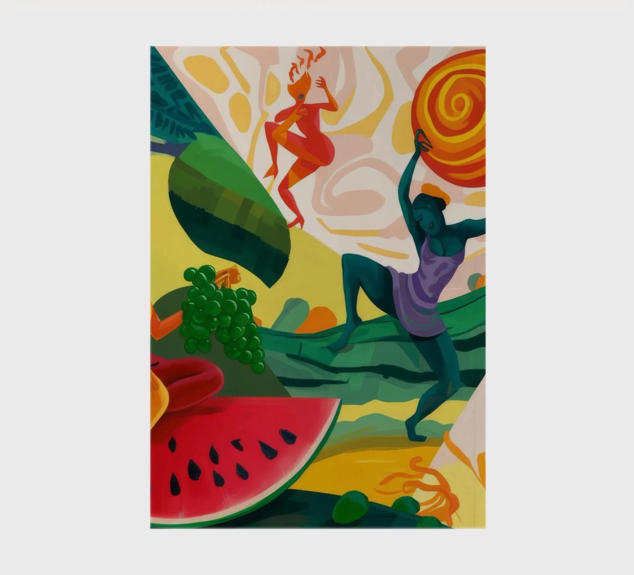 Dynamic Dance Fantasy notebook by Petal Canvas