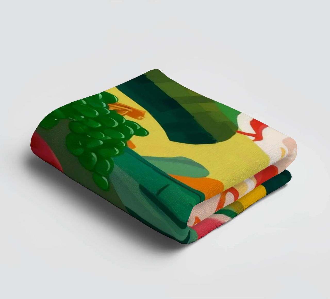 Dynamic Dance Fantasy towel by Petal Canvas