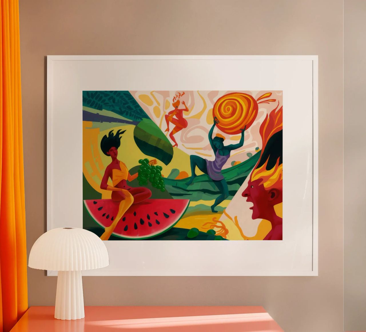 Dynamic Dance Fantasy poster by Petal Canvas