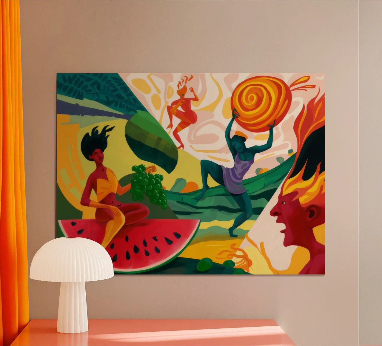 Dynamic Dance Fantasy poster by Petal Canvas