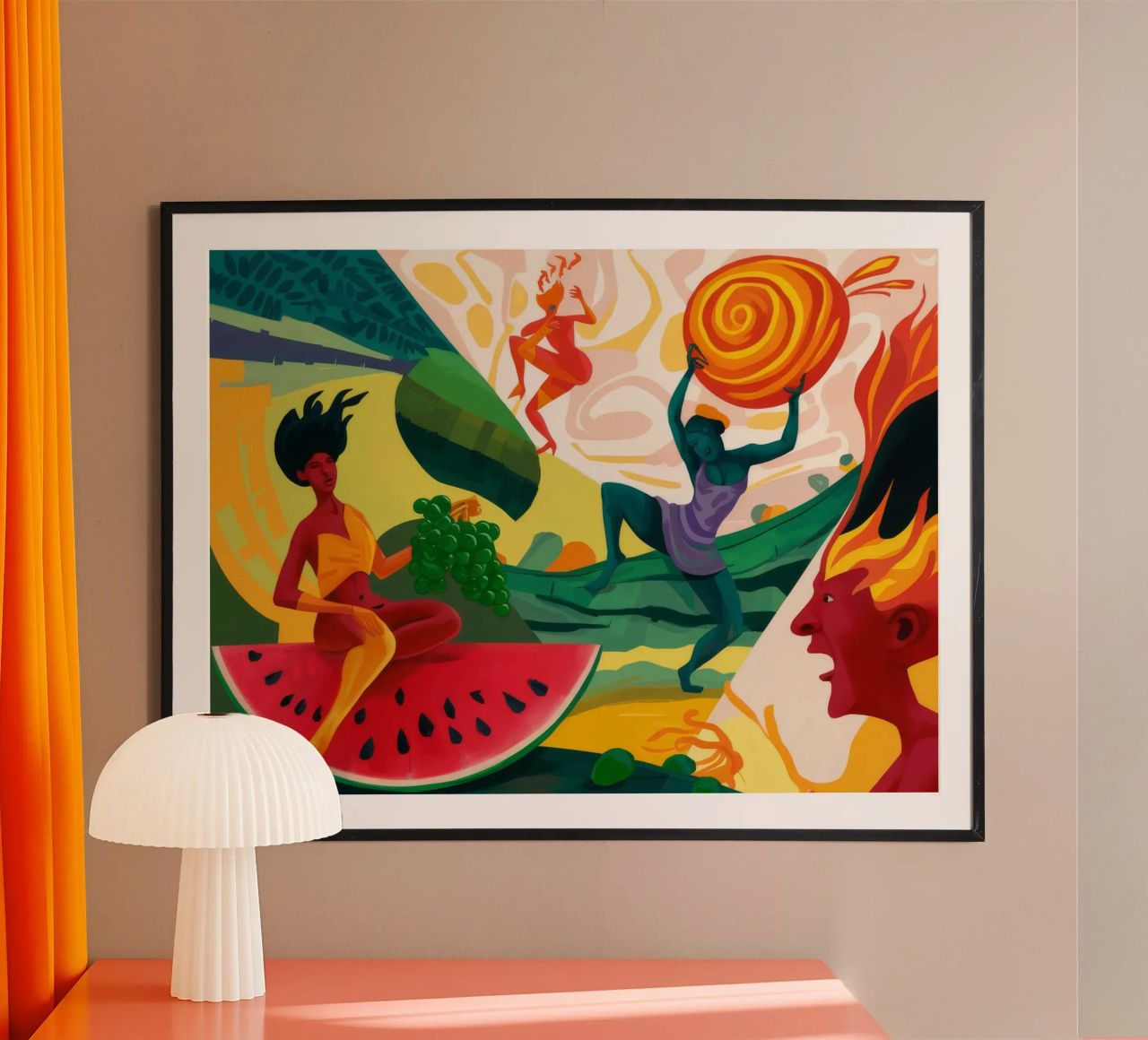 Dynamic Dance Fantasy poster by Petal Canvas