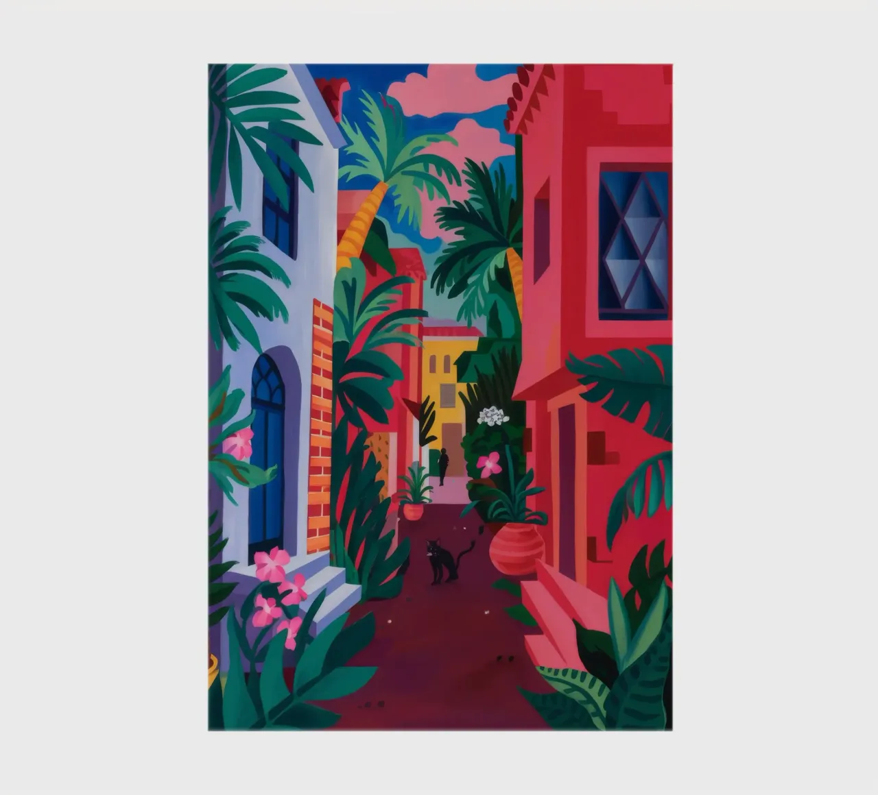 Enchanting Alleyway Escape notebook by Petal Canvas