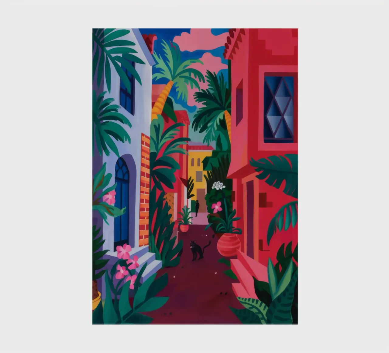 Enchanting Alleyway Escape notebook by Petal Canvas