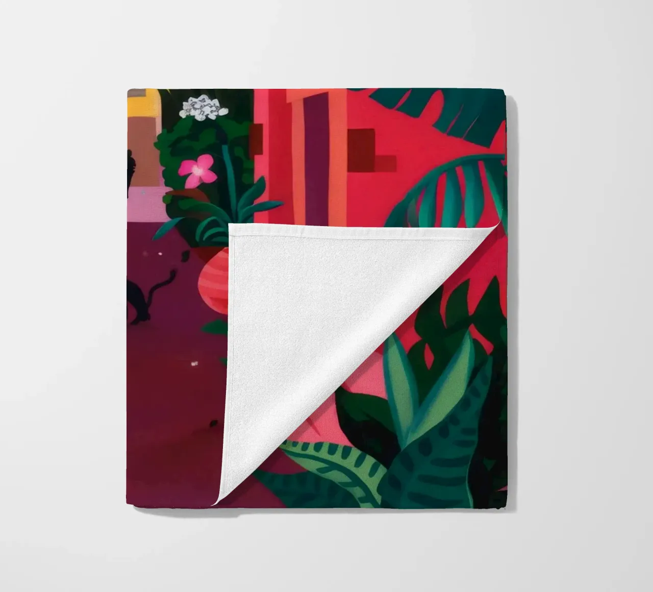 Incantevole fuga nei vicoli telo mare da Petal Canvas