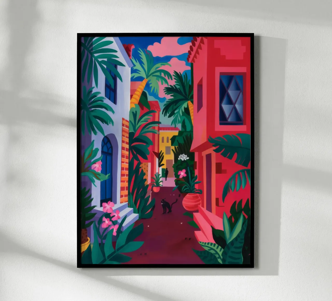 Enchanting Alleyway Escape poster by Petal Canvas