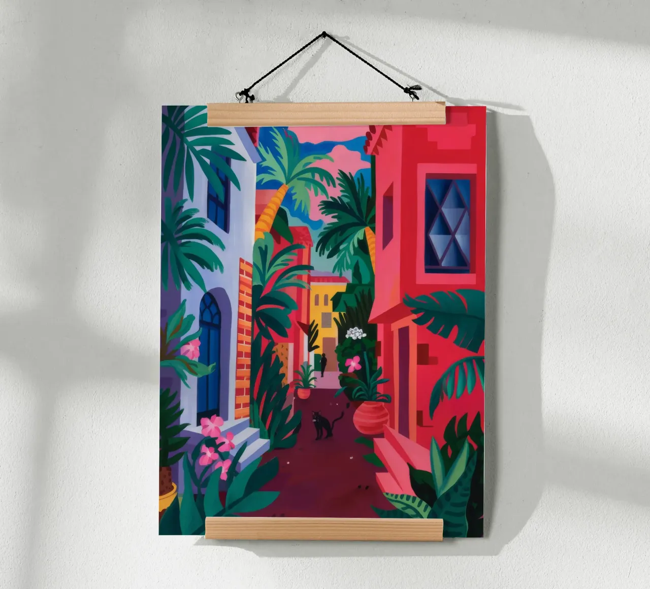 Enchanting Alleyway Escape poster by Petal Canvas