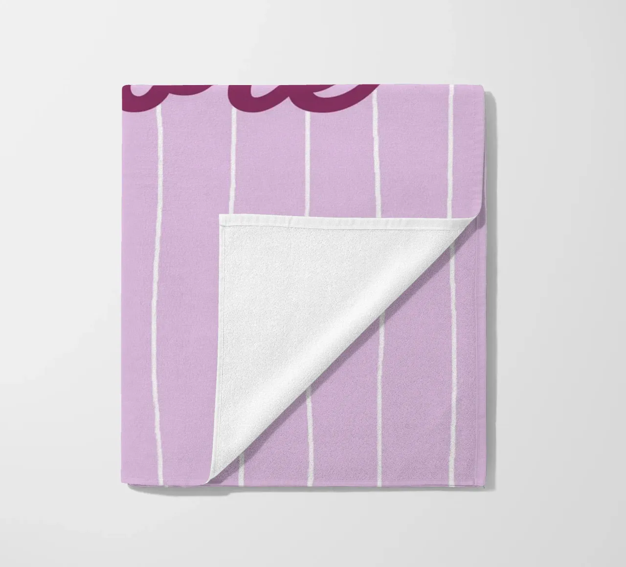 Pink amore telo mare da we line studio - art
