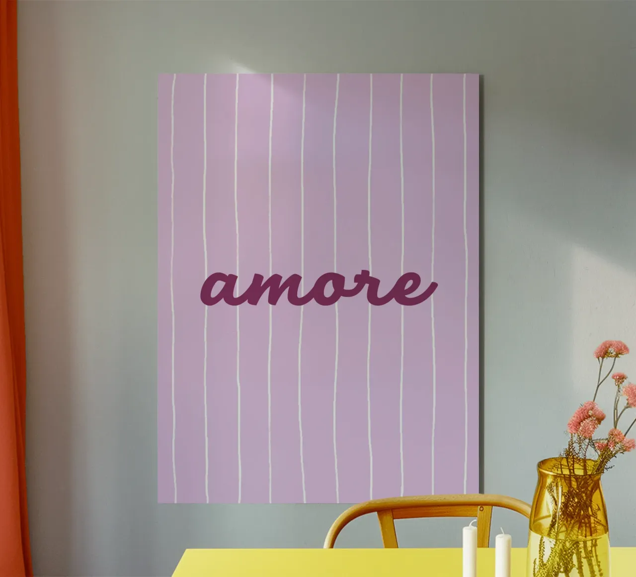 Pink amore pannello forex da we line studio - art
