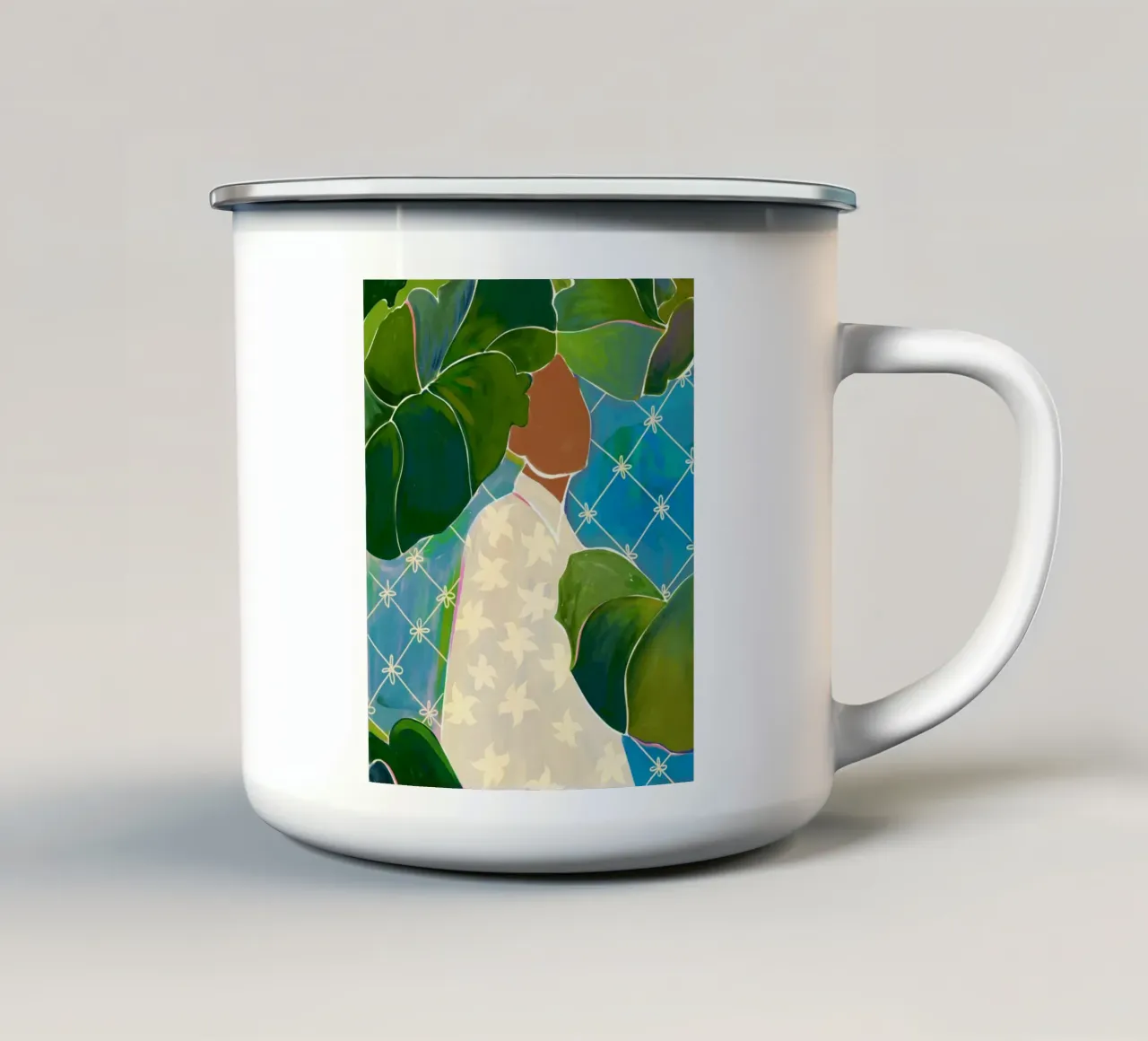 Umore tropicale tazza in smalto da 83oranges
