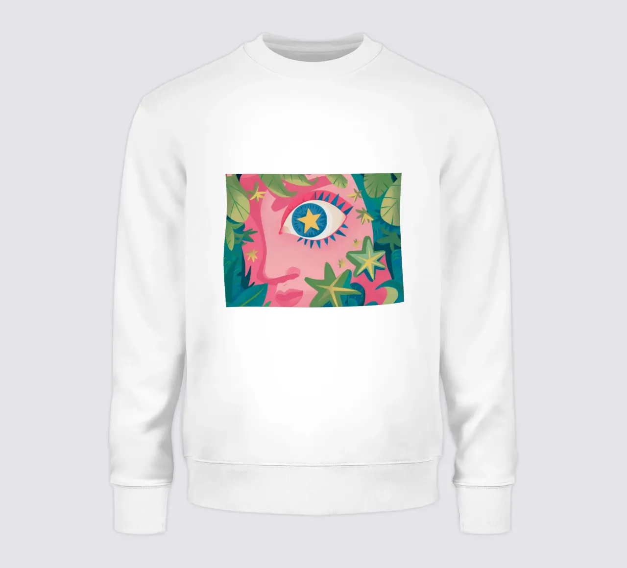 Cosmic Eye Dream sweatshirt by Petal Canvas