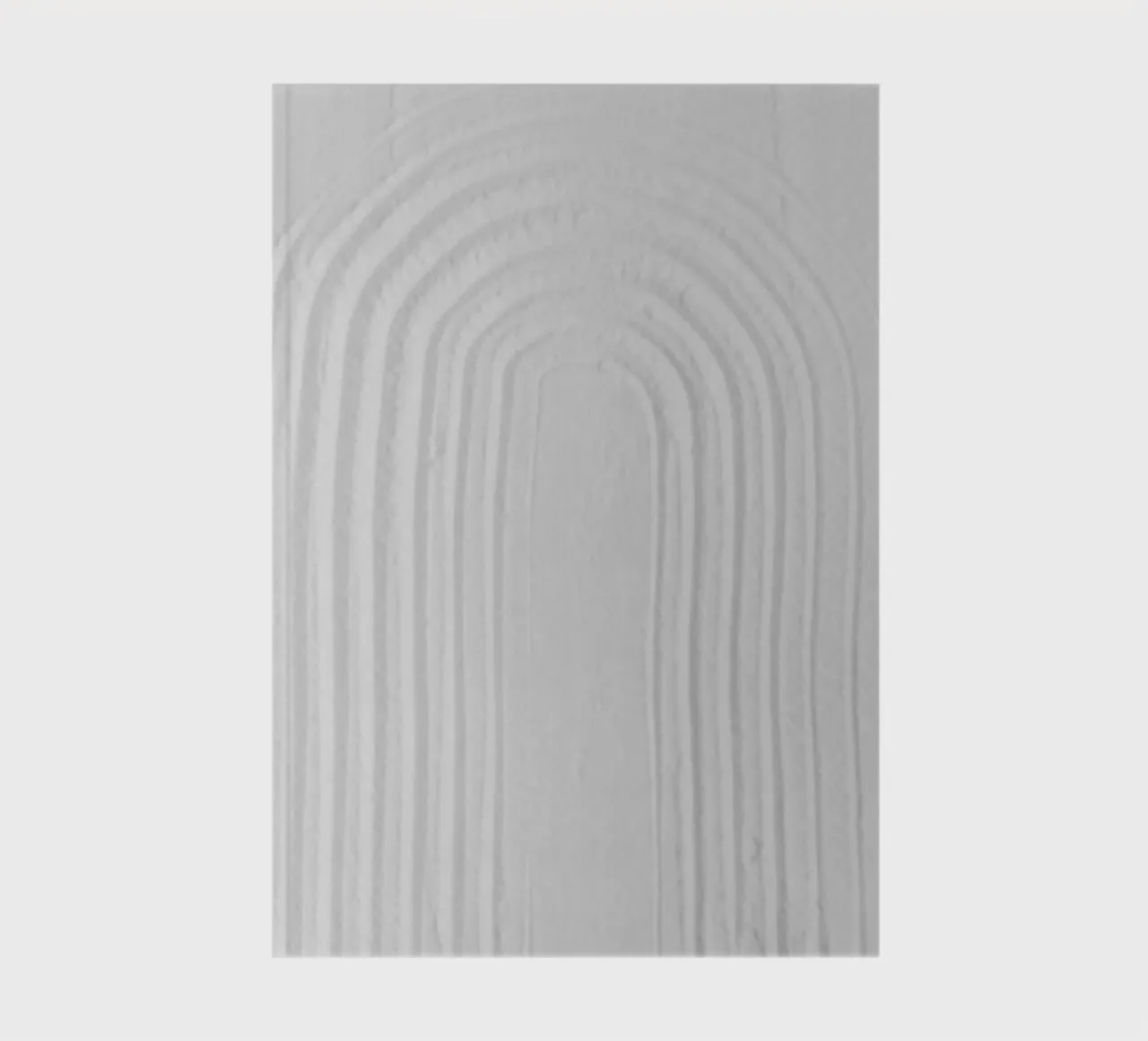 White Textures 2 Minimal Rainbow notebook by Studio Nahili