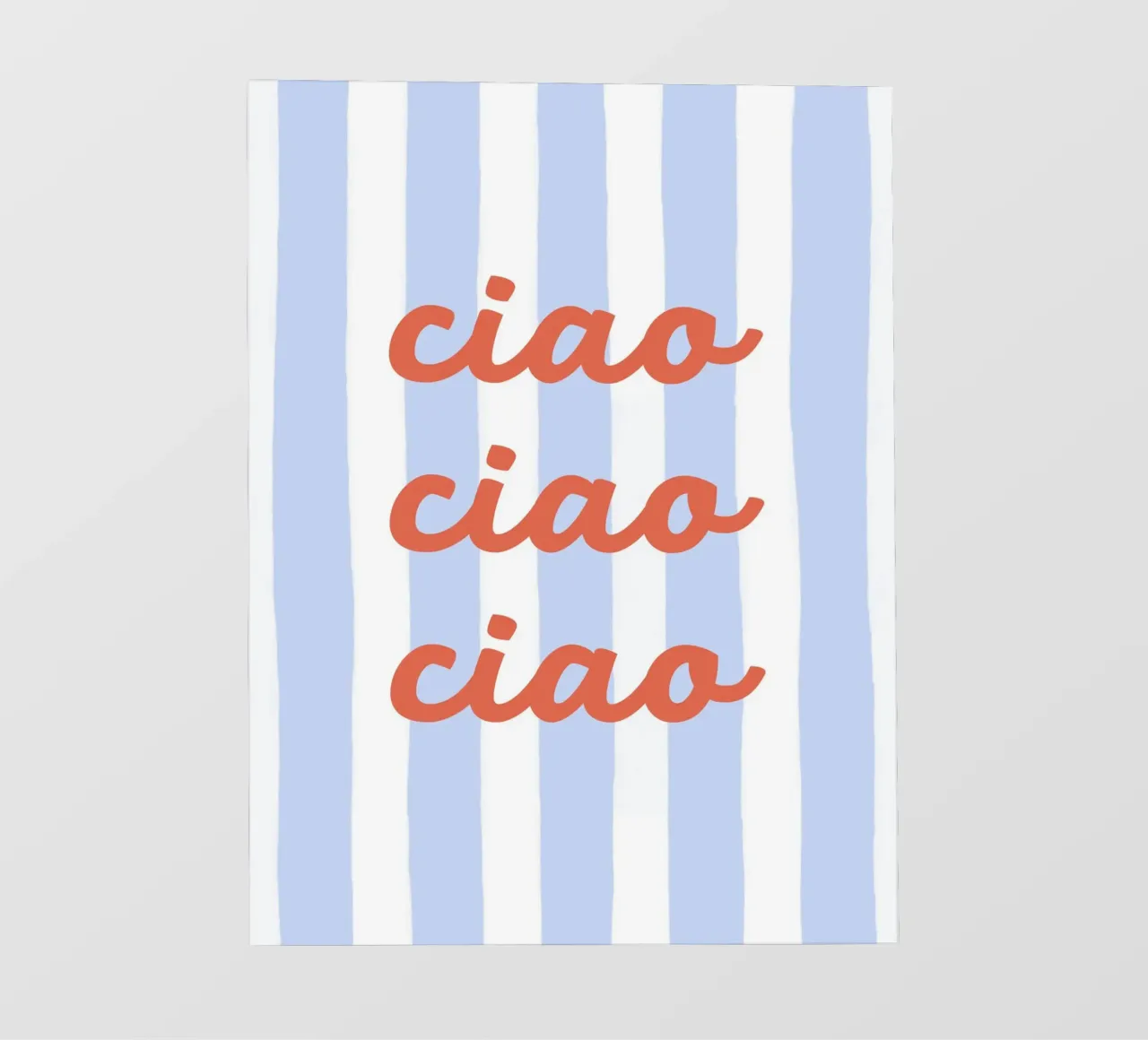 Ciao telo in pvc da we line studio - art
