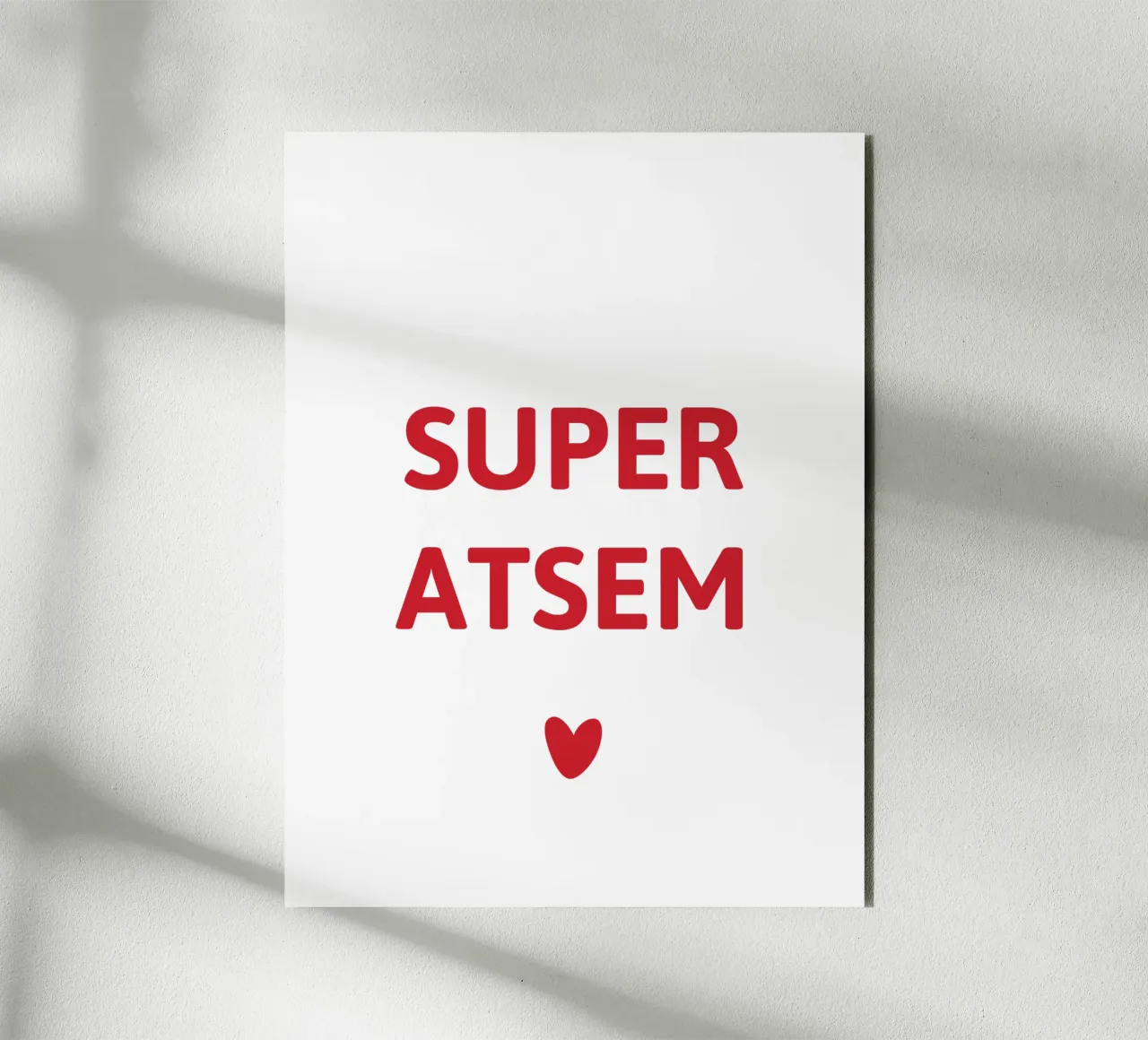SUPER ATSEM alluminio dibond da Maisoncadeau