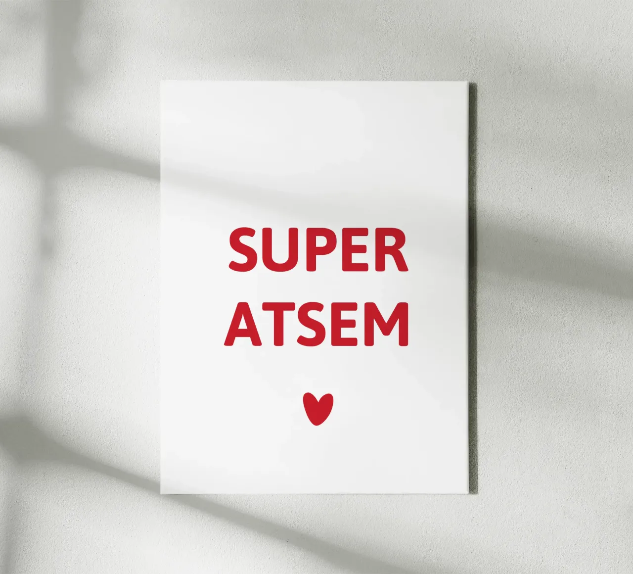 SUPER ATSEM tela con Cornice a cassetta da Maisoncadeau