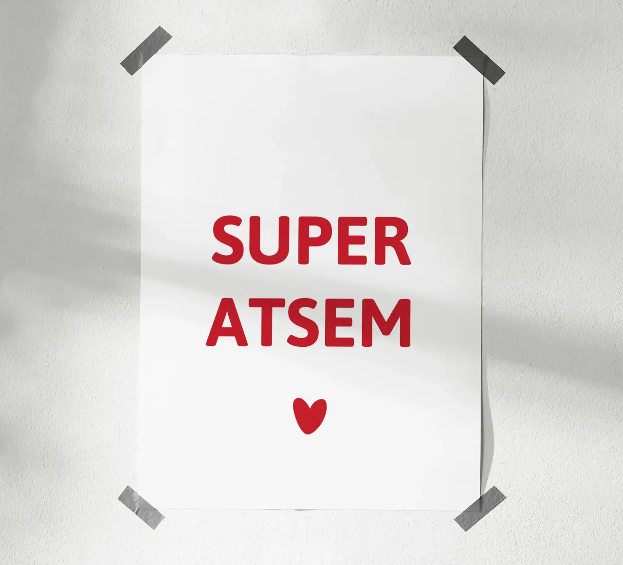 SUPER ATSEM poster da Maisoncadeau
