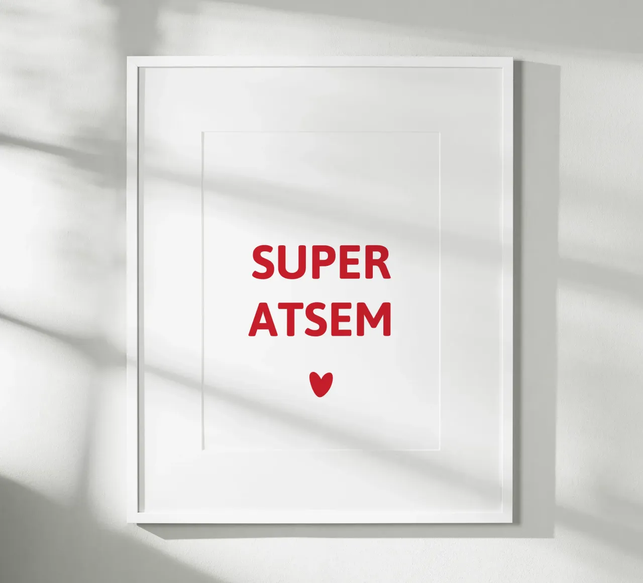 SUPER ATSEM poster da Maisoncadeau