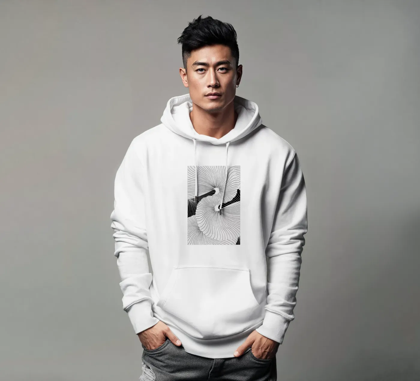 Shell hoodie by STUDIO LEEMO