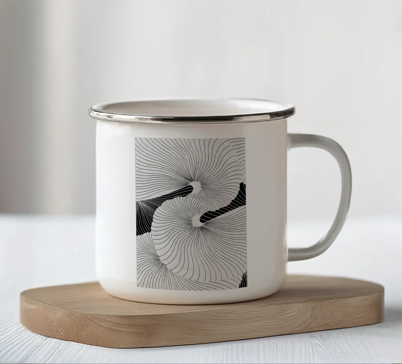Shell enamel mug by STUDIO LEEMO
