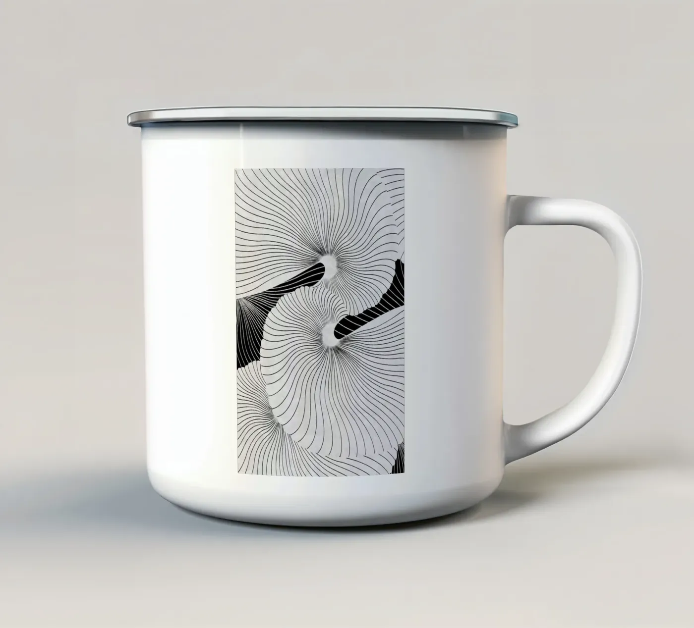 Shell enamel mug by STUDIO LEEMO