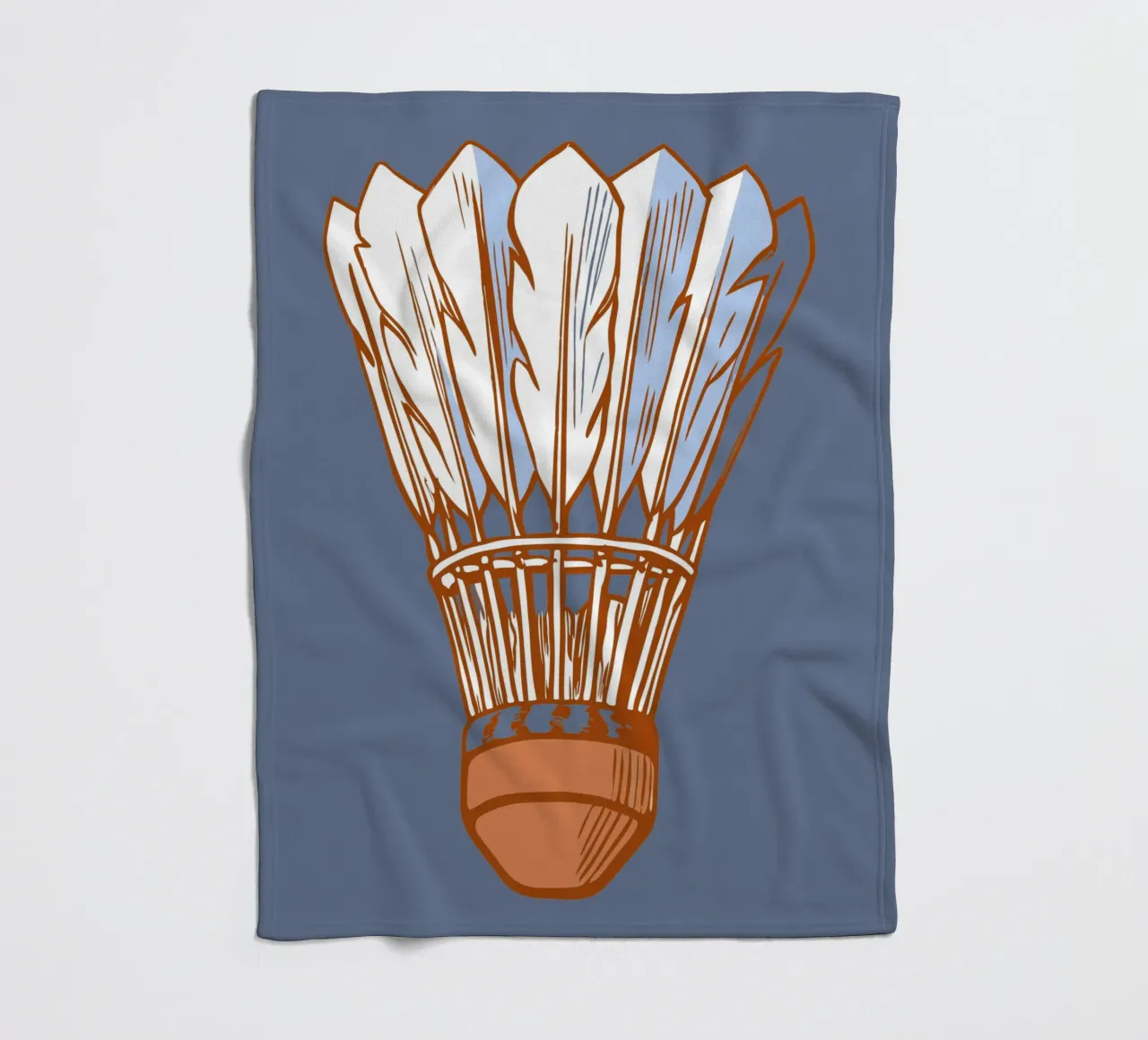 Badminton fleece blanket by SPORTS ONLY