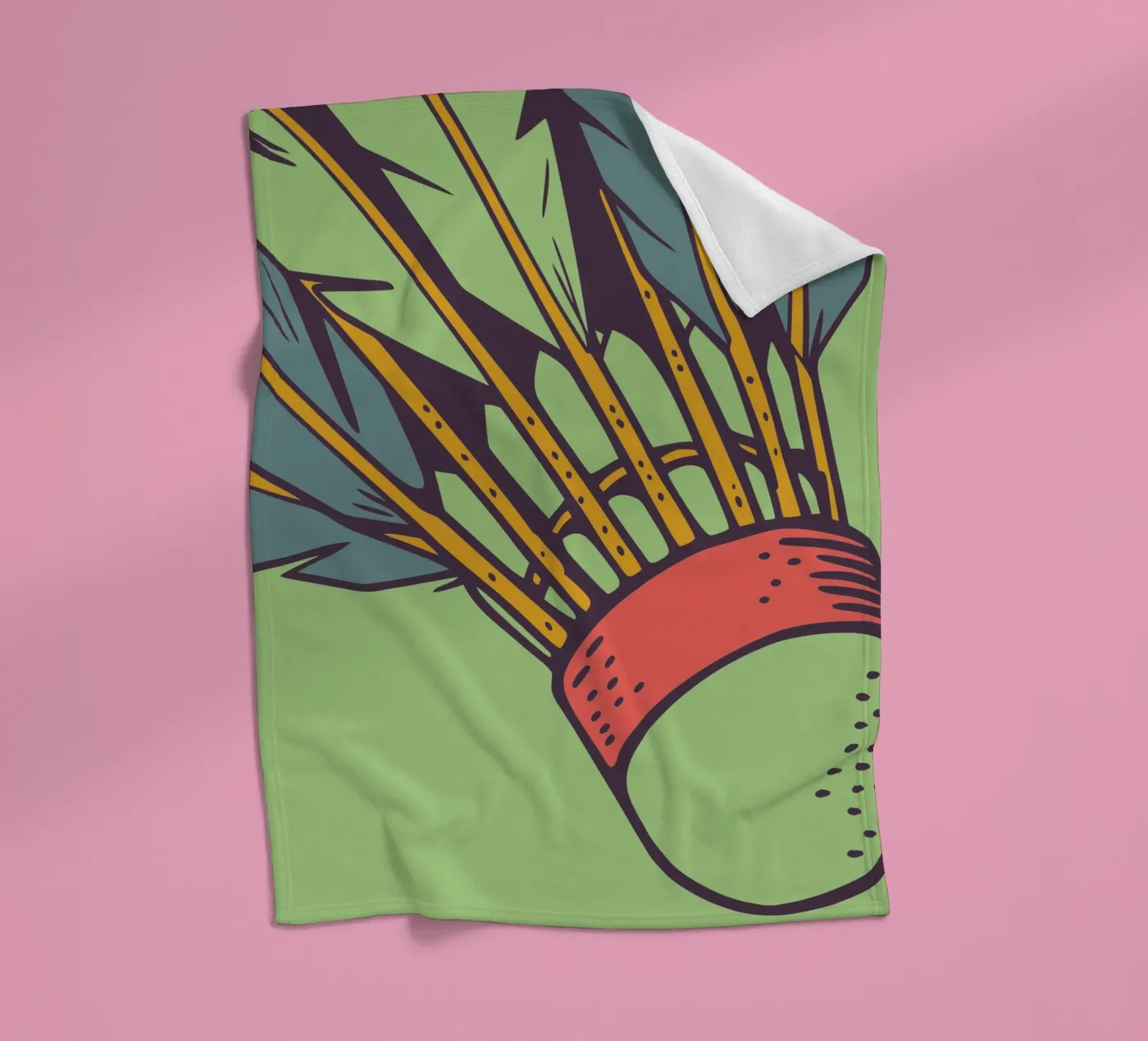 Badminton fleecedeken van SPORTS ONLY