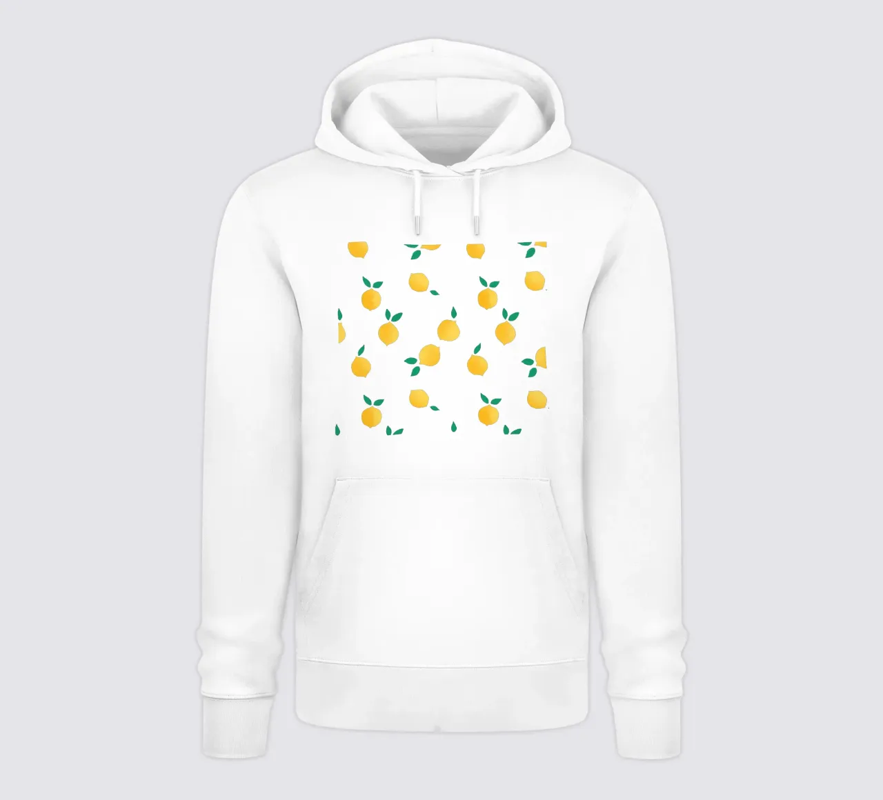Fresh Summer Yellow Lemons Pattern felpa con cappuccio da showmemars