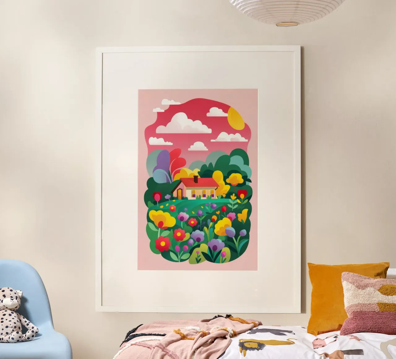 Idyllic Countryside poster by Petal Canvas