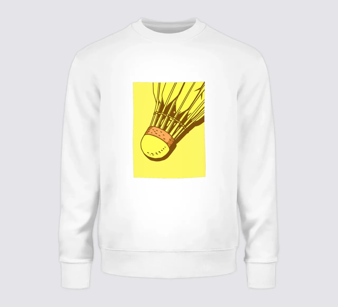 Badminton giallo felpa da SPORTS ONLY