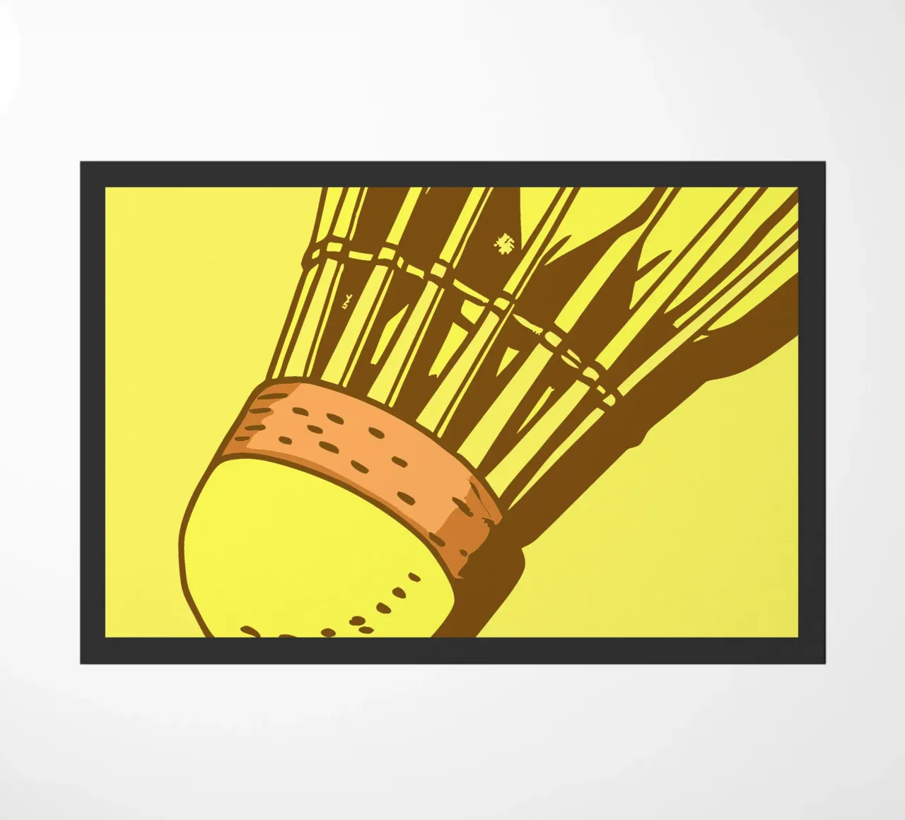 Badminton giallo zerbino da SPORTS ONLY
