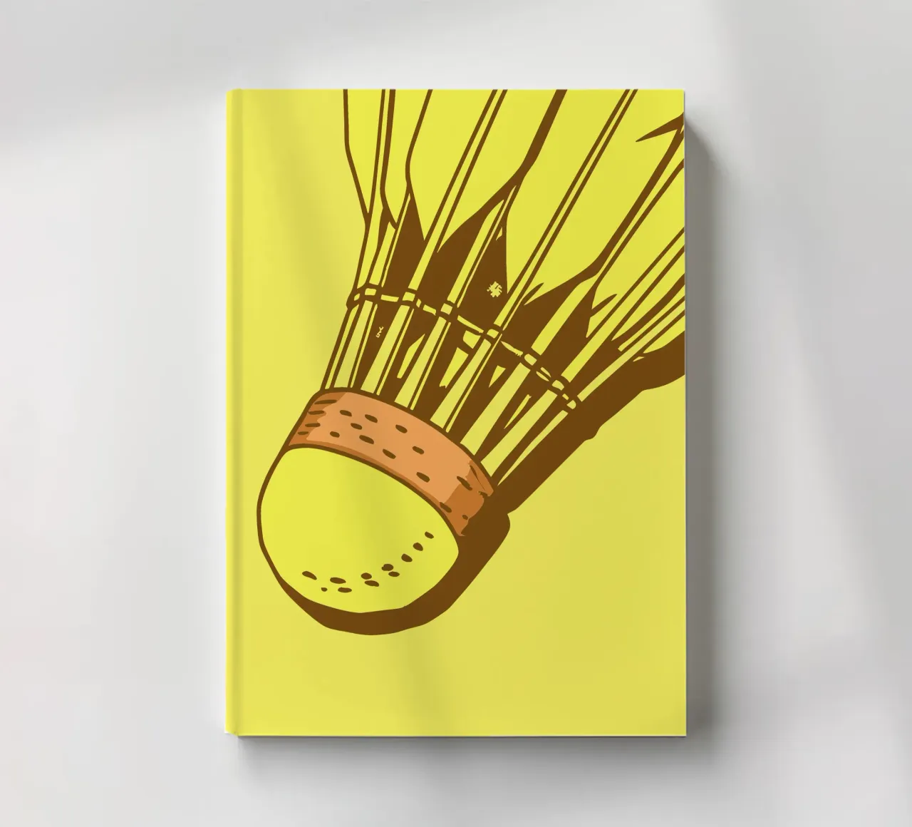 Badminton jaune carnet de notes de SPORTS ONLY