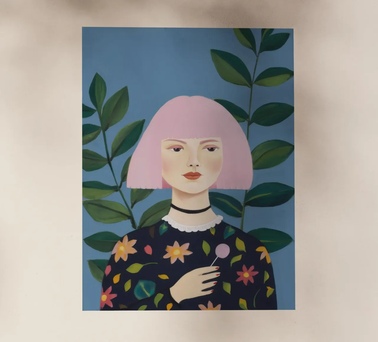 Minimalist Portrait backlit film by Petal Canvas