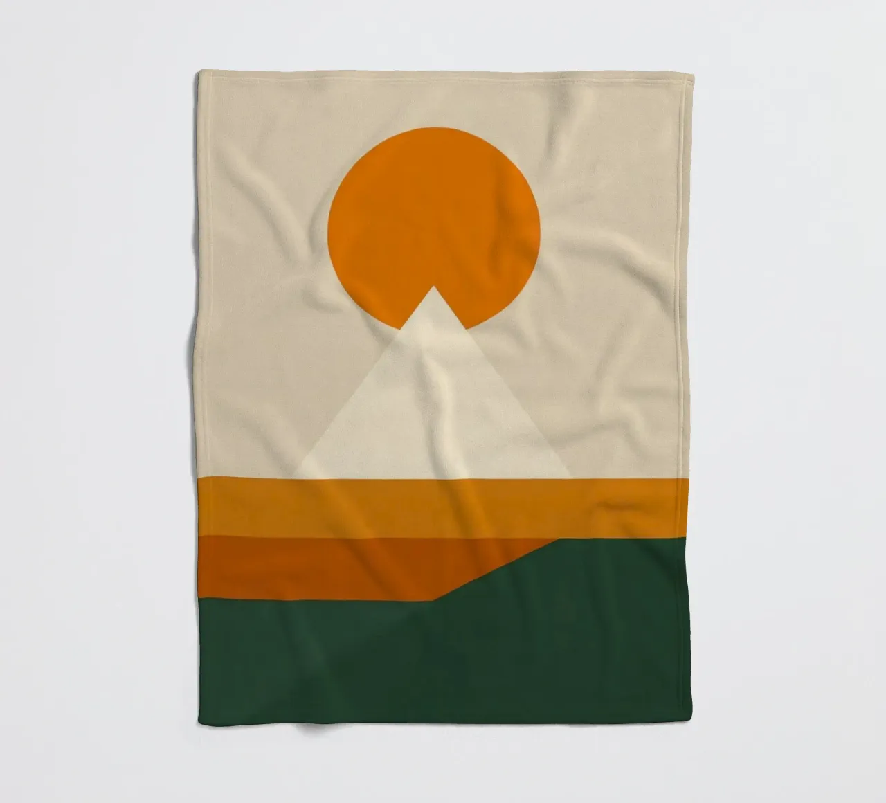 Monte Fuji - Orizzonte grezzo a Tokyo coperta in pile da Affiches Soleil & Déco Lumineuse – Sunny