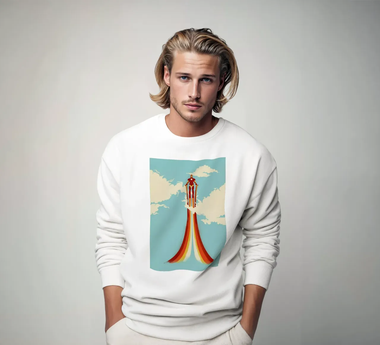 Through the Clouds Sweatshirt von Jay Fleck