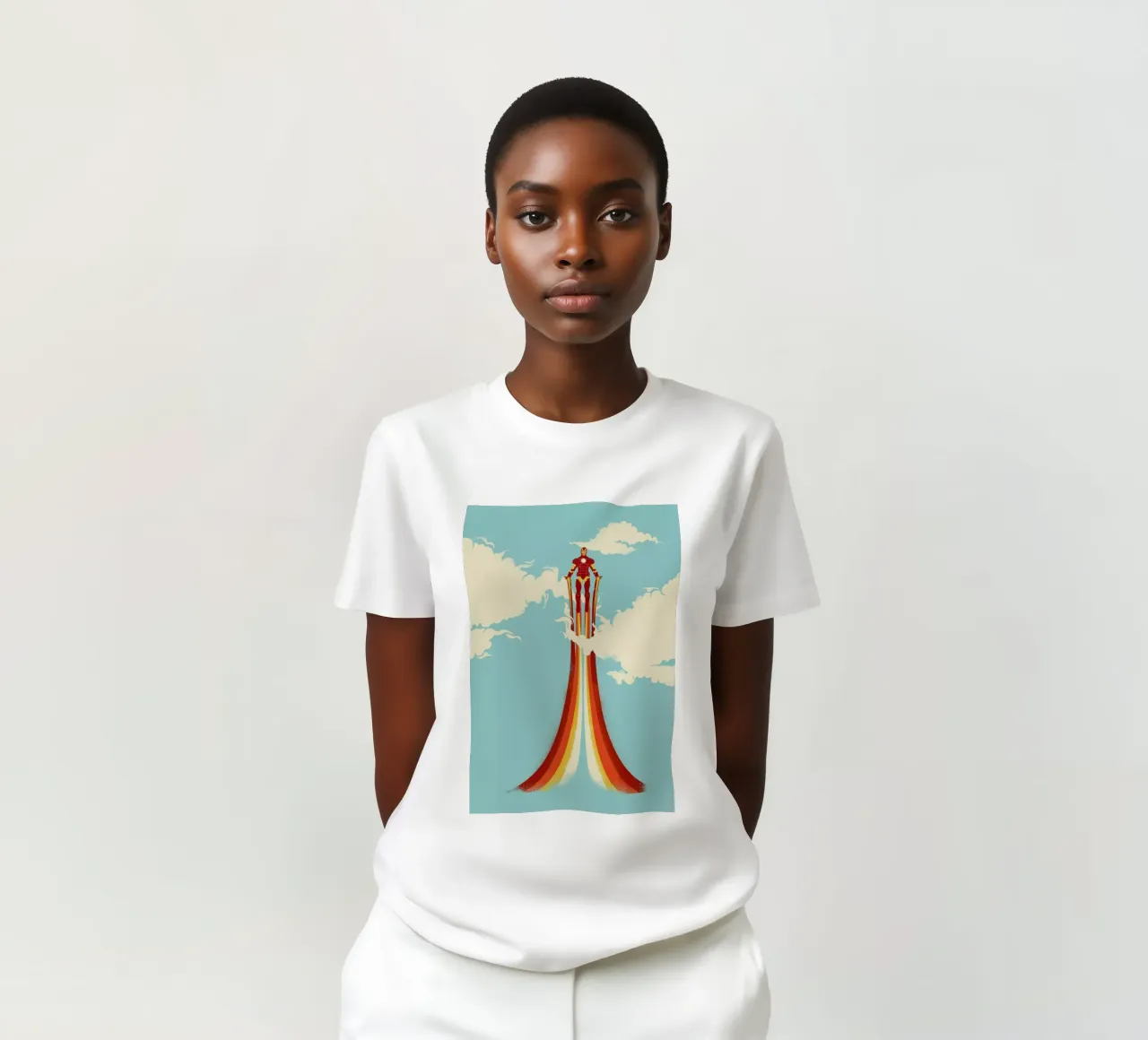 Through the Clouds t-shirt da Jay Fleck