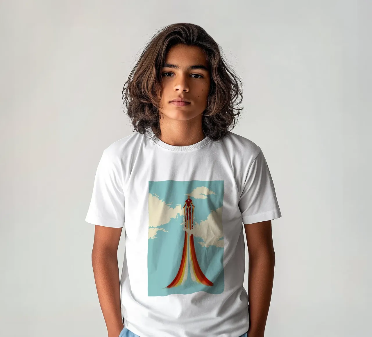 Through the Clouds t-shirt bambini da Jay Fleck