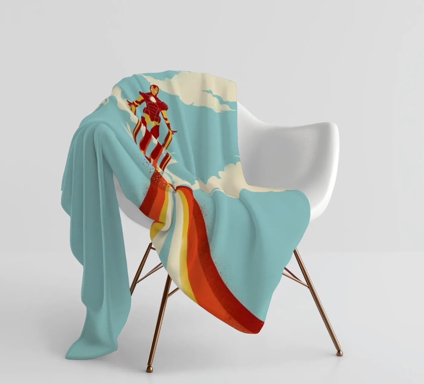 Through the Clouds fleece blanket by Jay Fleck