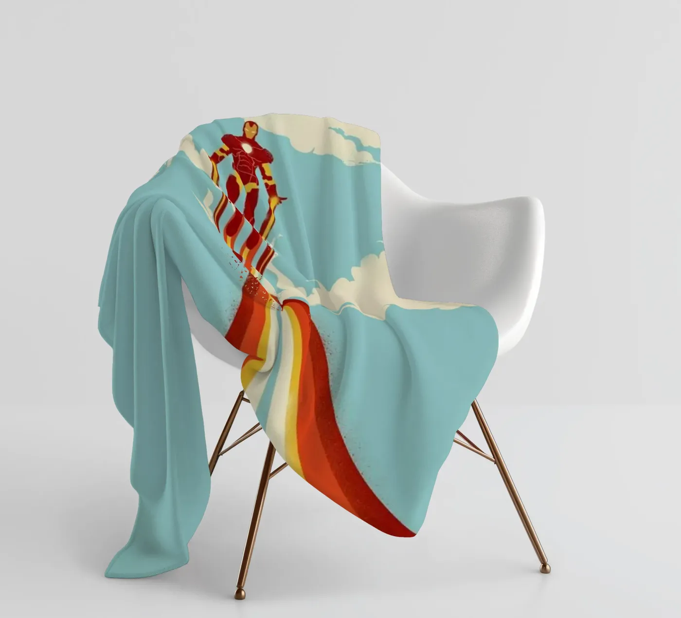 Through the Clouds fleece blanket by Jay Fleck