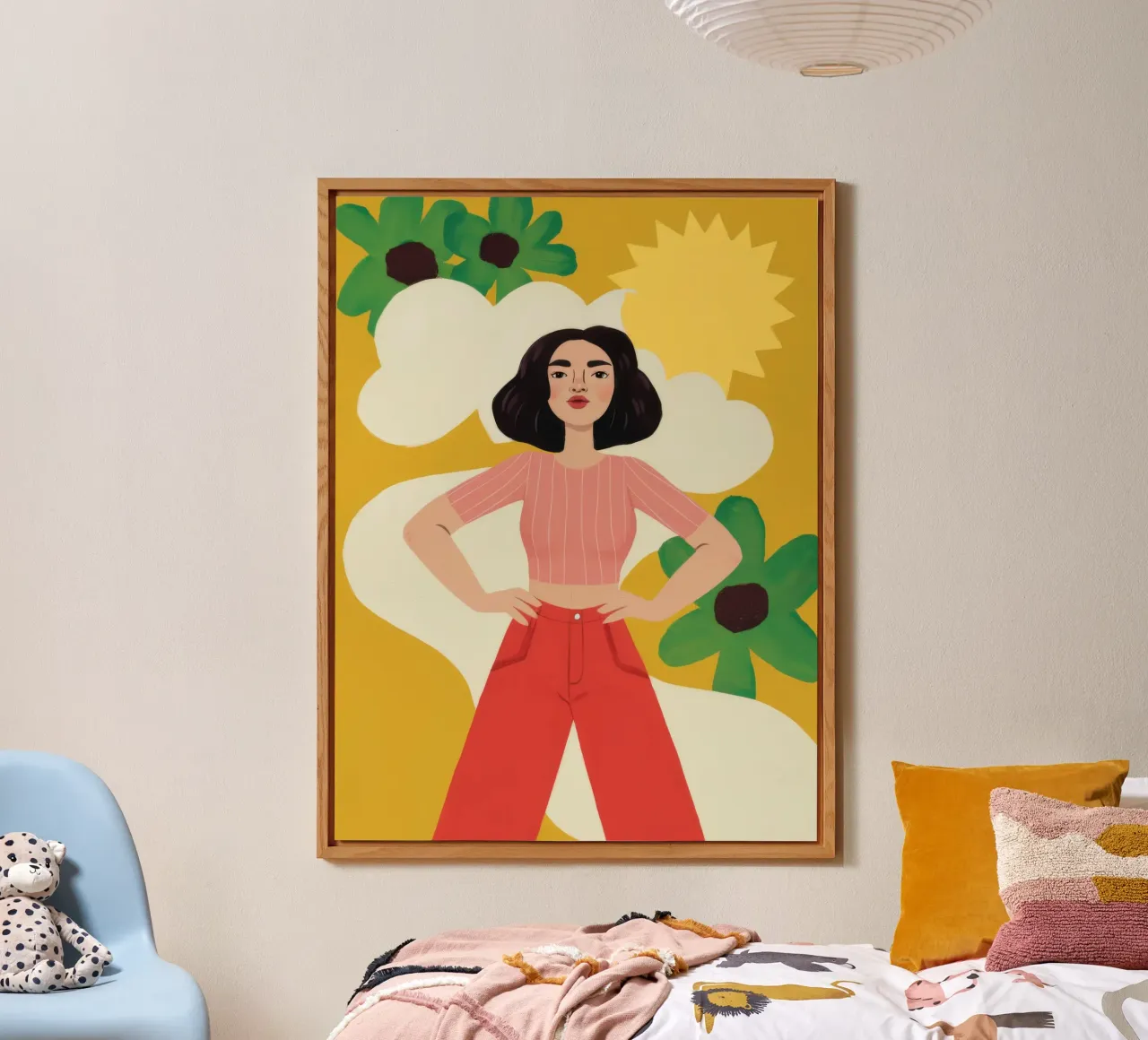 Sunny Day forex plate by Petal Canvas