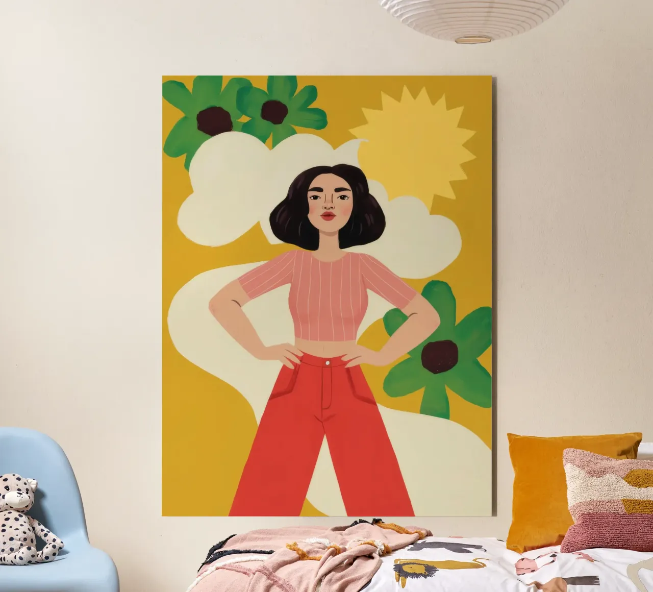 Sunny Day forex plate by Petal Canvas