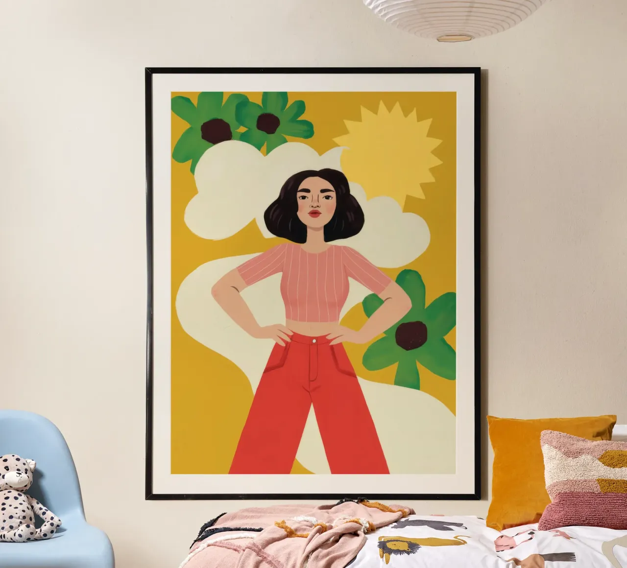 Sunny Day hahnemühle by Petal Canvas