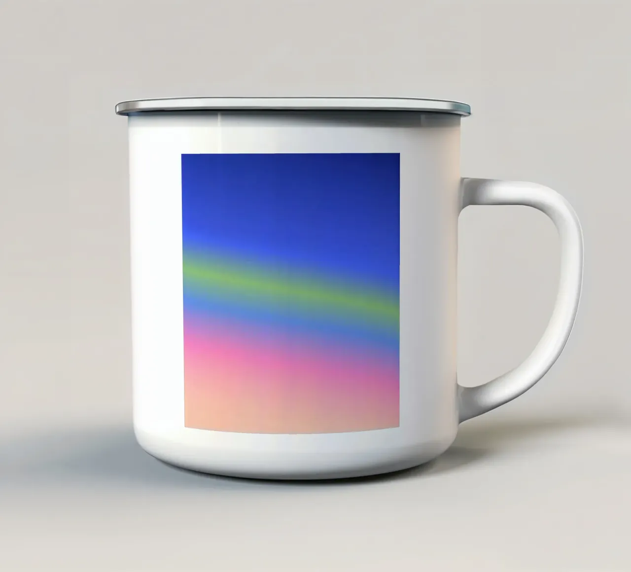 GALACTIC NORTH STAR 🌃 tazza in smalto da ÂME LIBRE STUDIO