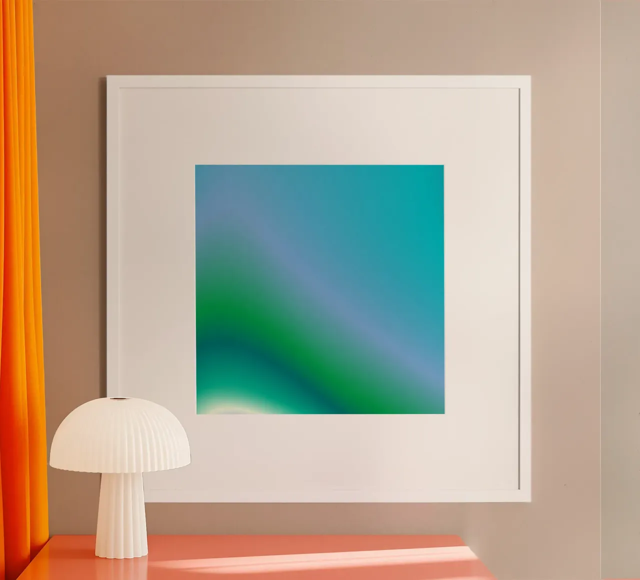 QUEEN OF NEPTUNE poster con telaio in legno da ÂME LIBRE STUDIO